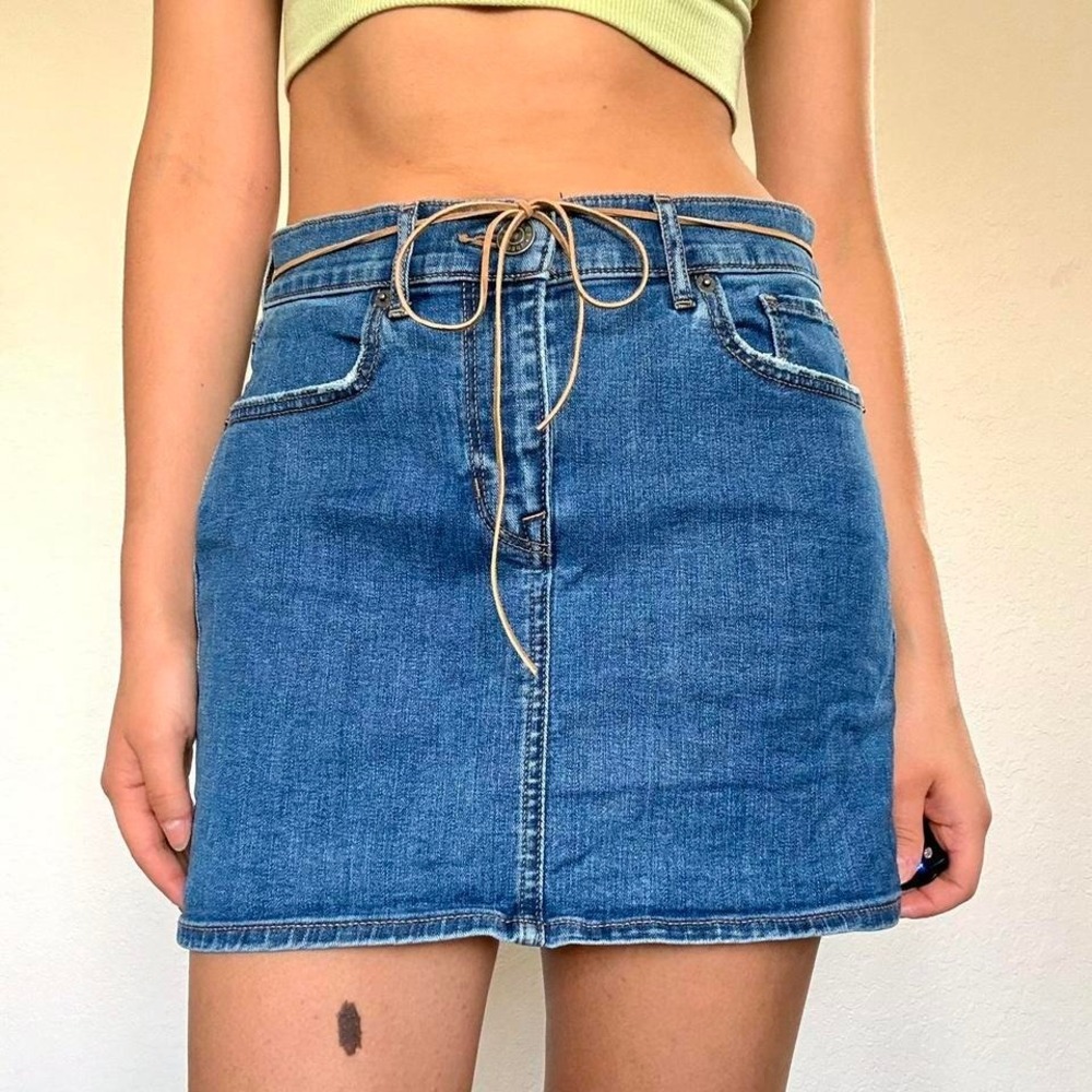 Y2K Denim Mini Skirt